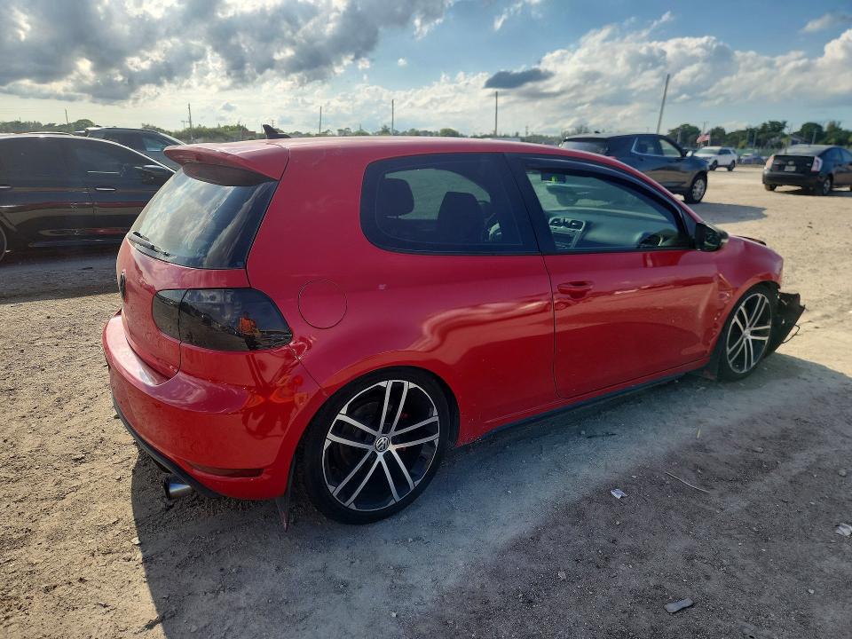 2012 Volkswagen Gti VIN WVWEV7AJ0CW015218 COPART salvage auction — FRONT END, Ga - Cert Of Title-Rebuilt, sold $900 on 2026-07-02 (photo 3)