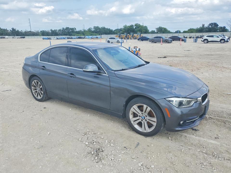 2017 BMW 3er VIN WBA8B9C53HK675850 COPART salvage auction — FRONT END, TX - CERTIFICATE OF TITLE, sold $5,400 on 2026-07-23 (photo 4)
