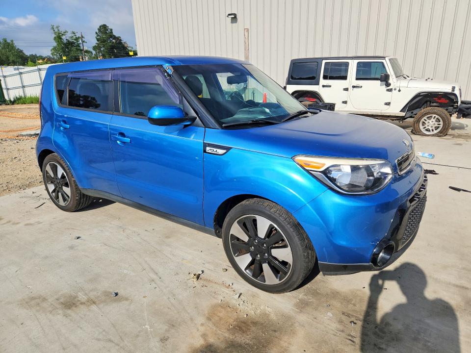 2016 Kia Soul VIN KNDJP3A56G7298132 COPART salvage auction — NORMAL WEAR, Ga - Cert Of Title-Salvage, sold $2,850 on 2026-07-09 (photo 4)