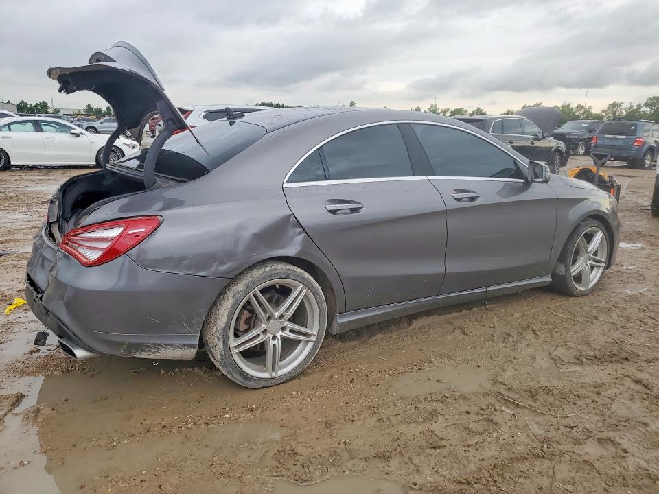 2015 Mercedes-benz Cla-class VIN WDDSJ4EB6FN189259 COPART salvage auction — REAR END, TX - SALVAGE VEHICLE TITLE, sold $2,250 on 2026-07-28 (photo 3)