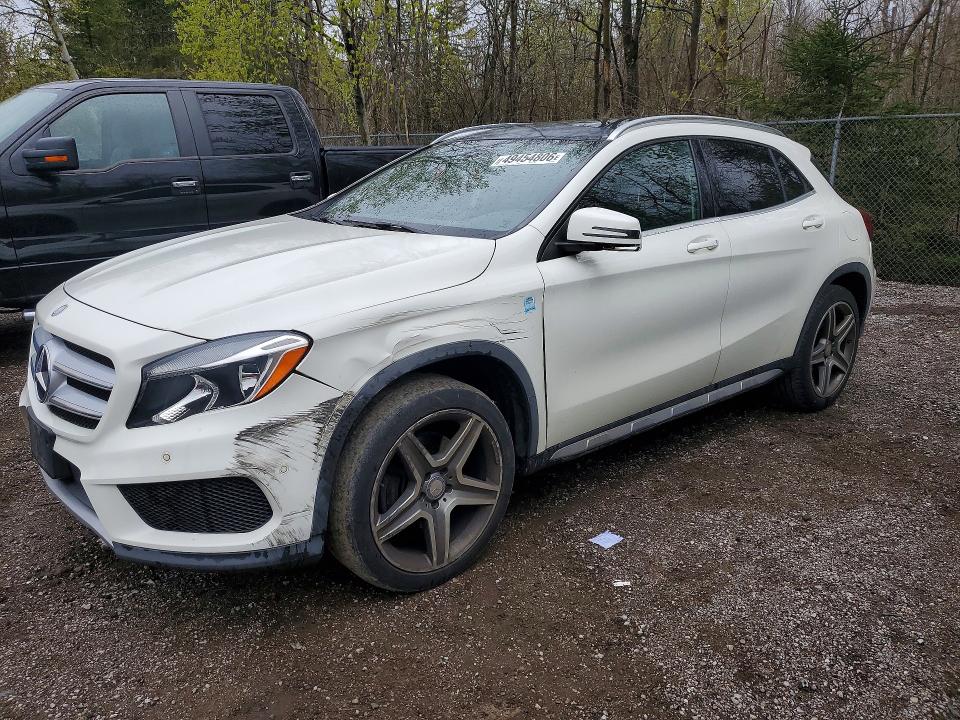 2015 Mercedes-benz Gla-class VIN WDCTG4GB2FJ080468 COPART salvage auction — SIDE, On - Permit No Brand - Unfit, sold $4,500 on 2026-07-07 (photo 1)