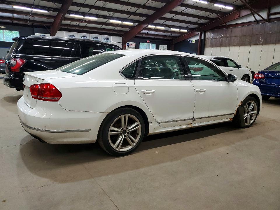 2012 Volkswagen Passat VIN 1VWCM7A35CC083850 COPART salvage auction — MINOR DENT/SCRATCHES, CT - CERTIFICATE OF TITLE, sold $975 on 2026-07-10 (photo 3)