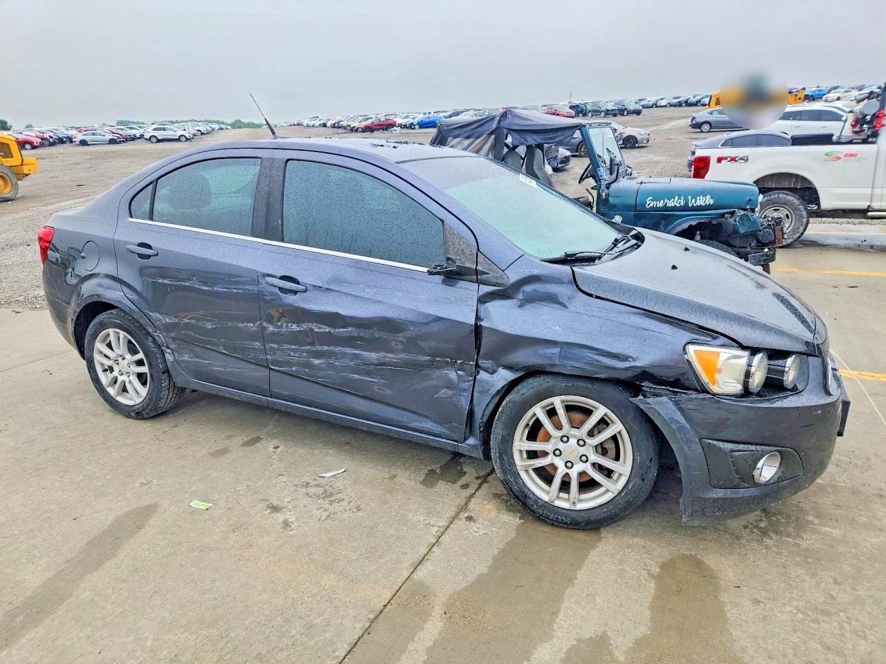 2012 Chevrolet Sonic VIN 1G1JC5SH1C4174161 COPART salvage auction — Side, KY - CERT OF TITLE-SALVAGE, sold $600 on 2026-07-09 (photo 4)