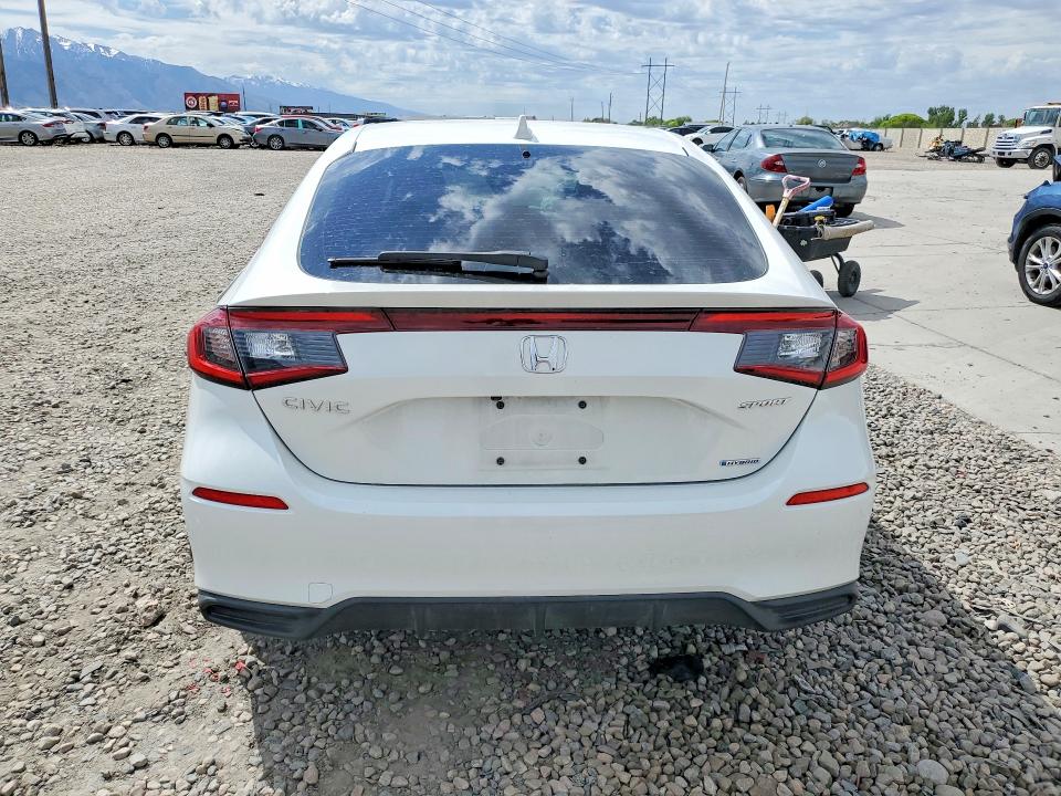 2025 Honda Civic VIN JHMFL4H89SX006245 COPART salvage auction — FRONT END, Ut - Salvage Certificate, sold $6,900 on 2026-07-20 (photo 6)