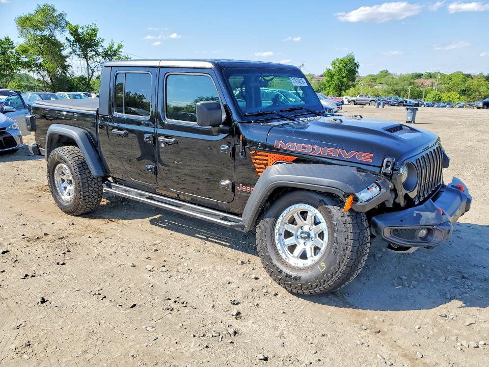 2021 Jeep Gladiator VIN 1C6JJTEGXML574660 COPART salvage auction — FRONT END, MD - CERT OF SALVAGE < 75% DAMAGE, sold $15,000 on 2026-07-28 (photo 4)