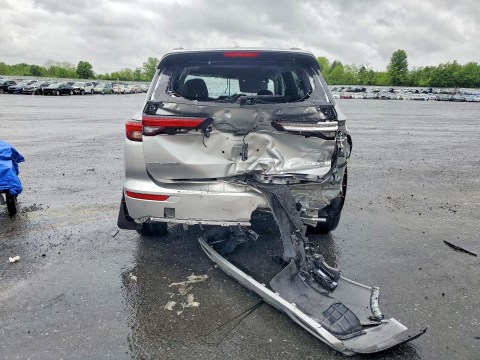 2025 Mitsubishi Outlander VIN JA4T5VA97SZ037497 COPART salvage auction — ROLLOVER, Pa - Certificate Of Salvage, sold $1,950 on 2026-07-28 (photo 6)
