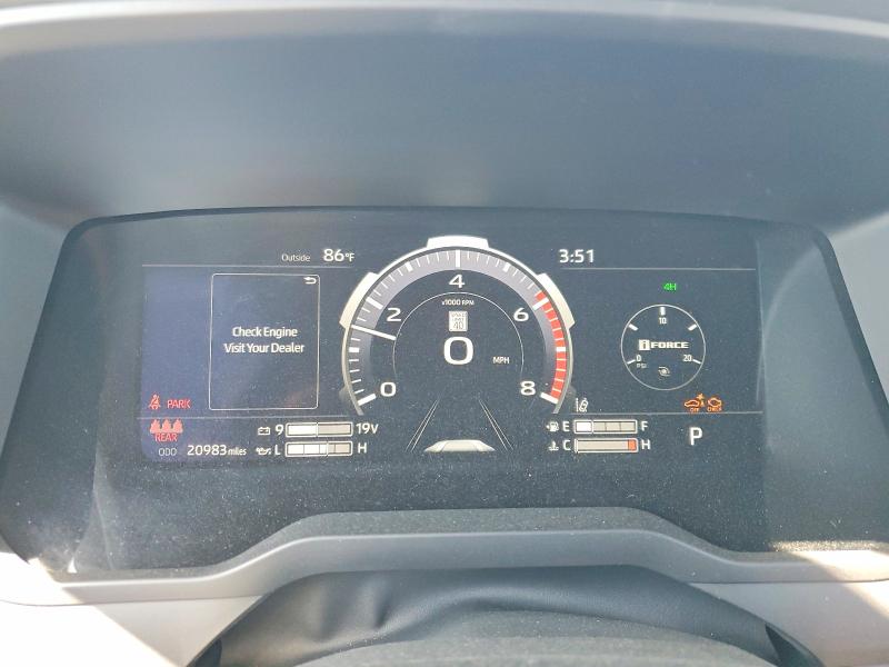 2024 Toyota Tundra VIN 5TFNA5DB2RX143158 COPART salvage auction — FRONT END, Ca - Salvage Certificate, sold $33,750 on 2026-07-02 (photo 9)