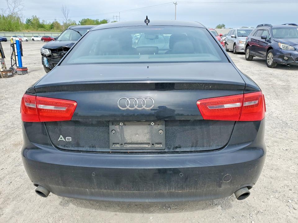 2014 Audi A6 VIN WAUGFAFC0EN066172 COPART salvage auction — FRONT END, NY - MV-907A SALVAGE CERTIFICATE, sold $2,050 on 2026-07-06 (photo 6)