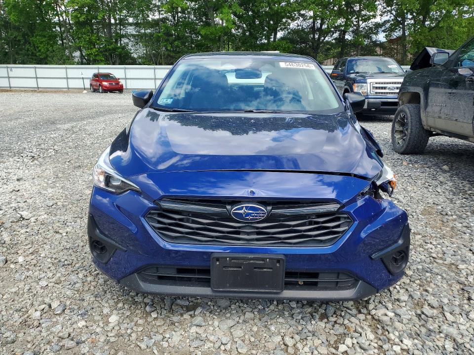 2025 Subaru Impreza VIN JF1GUABC0S8221527 COPART salvage auction — FRONT END, Ma - Cert Of Title-Salvage, sold $175 on 2026-07-29 (photo 5)