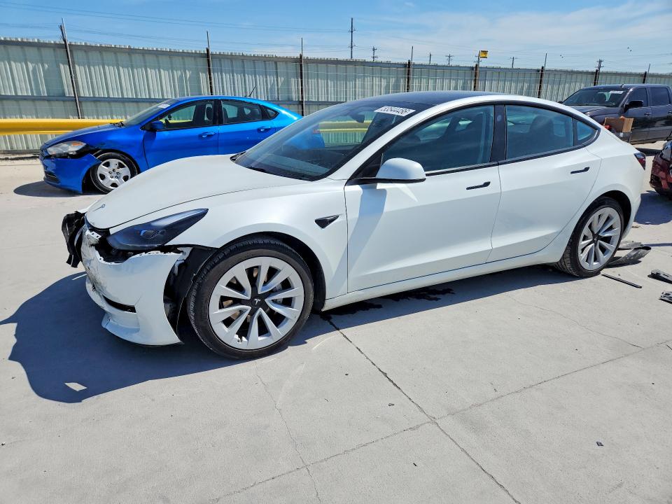 2023 Tesla Model 3 VIN 5YJ3E1EA1PF573202 — COPART salvage auction photo