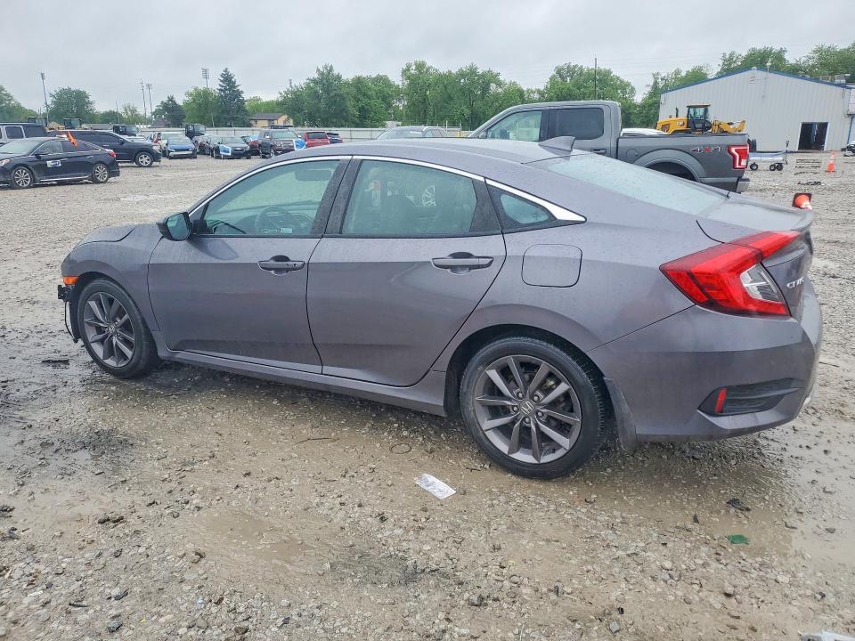 2021 Honda VIN 19XFC1F71ME006432 COPART salvage auction — FRONT END, Oh - Cert Of Title-Salvage, sold $9,400 on 2026-07-31 (photo 2)