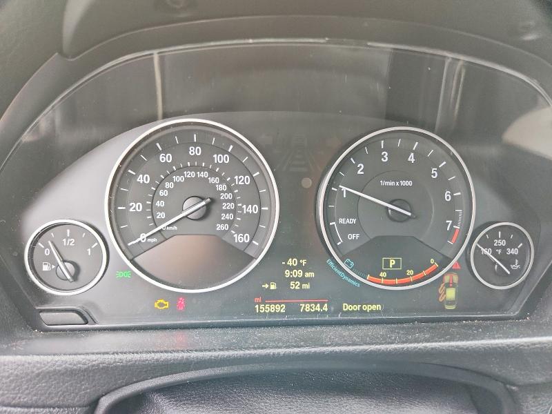 2014 BMW 3 series VIN WBA3C3C59EP662099 COPART salvage auction — SIDE, TN - SALVAGE CERTIFICATE, sold $1,100 on 2026-07-13 (photo 9)