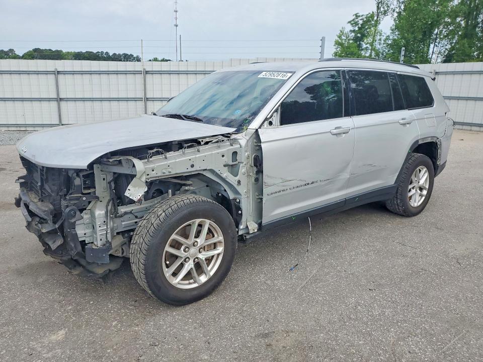 2021 Jeep Cherokee VIN 1C4RJJAG1M8203587 COPART salvage auction — FRONT END, NC - SALVAGE CERTIFICATE OF TITLE, sold $7,000 on 2026-07-28 (photo 1)
