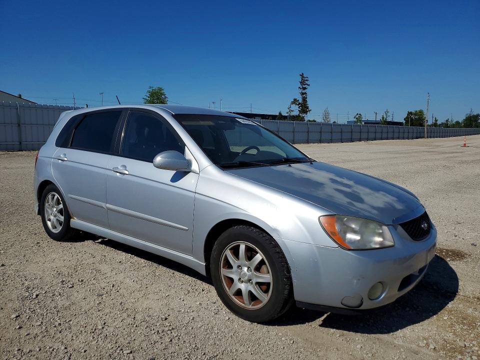 2006 Kia Spectra VIN KNAFE162265336333 COPART salvage auction — FRONT END, Ia - Cert Of Title-Salvage Title, sold $350 on 2026-07-22 (photo 4)