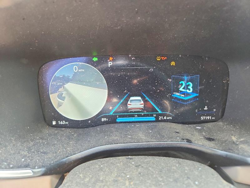 2023 Hyundai Santa fe VIN 5NMS34AJ4PH542582 COPART salvage auction — FRONT END, Sc - Cert Of Title-Salvage, sold $6,200 on 2026-07-27 (photo 9)