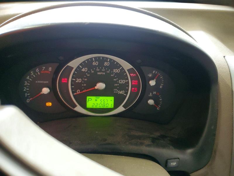 2007 Hyundai Tucson VIN KM8JN12D37U586879 COPART salvage auction — FRONT END, KY - CERT OF TITLE-SALVAGE, sold $175 on 2026-07-02 (photo 9)