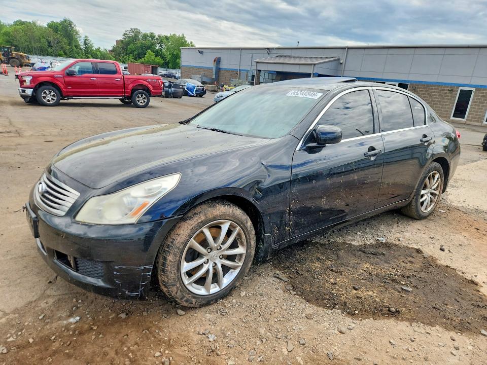 2008 Infiniti G35 VIN JNKBV61F18M273578 COPART salvage auction — SIDE, CT - CERT OF TITLE-SALVAGE, sold $500 on 2026-07-31 (photo 1)