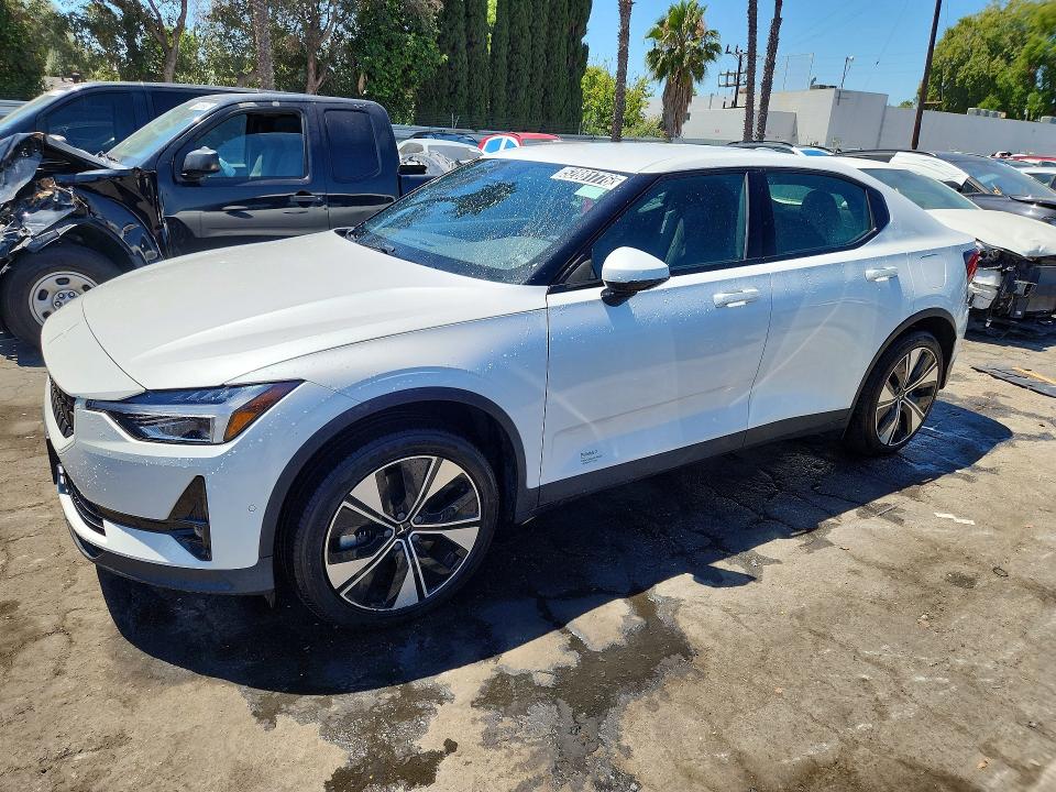 2023 Polestar 2 VIN YSMEG3KA6PL157053 COPART salvage auction — SIDE, CA - CERTIFICATE OF TITLE, sold $14,900 on 2026-07-27 (photo 1)