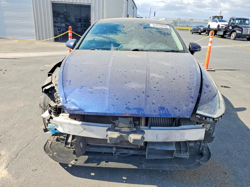 2021 Hyundai Sonata VIN 5NPEH4J29MH095687 COPART salvage auction — FRONT END, CA - SALVAGE CERTIFICATE, sold $6,600 on 2026-07-09 (photo 5)