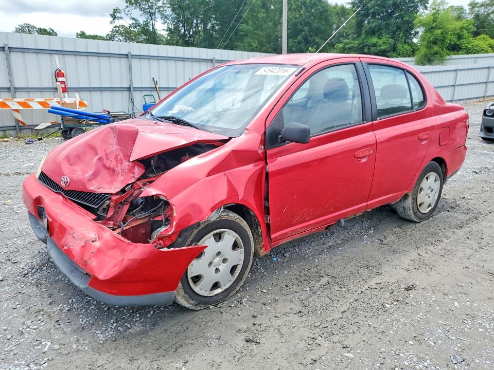 2001 Toyota Echo VIN JTDBT123310182078 COPART salvage auction — FRONT END, Nc - Salvage Certificate Of Title, sold $250 on 2026-07-08 (photo 1)