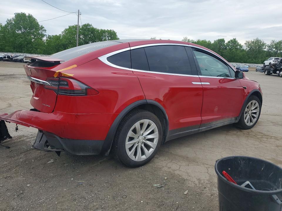 2020 Tesla Model x VIN 5YJXCBE28LF298315 COPART salvage auction — REAR END, Nj - Cert Of Title-Salvage, sold $7,800 on 2026-07-30 (photo 3)