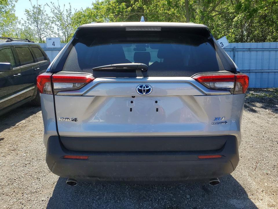 2024 Toyota Rav4 hybrid VIN 2T3RWRFV9RW219819 COPART salvage auction — UNDERCARRIAGE, ON - PERMIT SALVAGE, sold $10,500 on 2026-07-23 (photo 6)