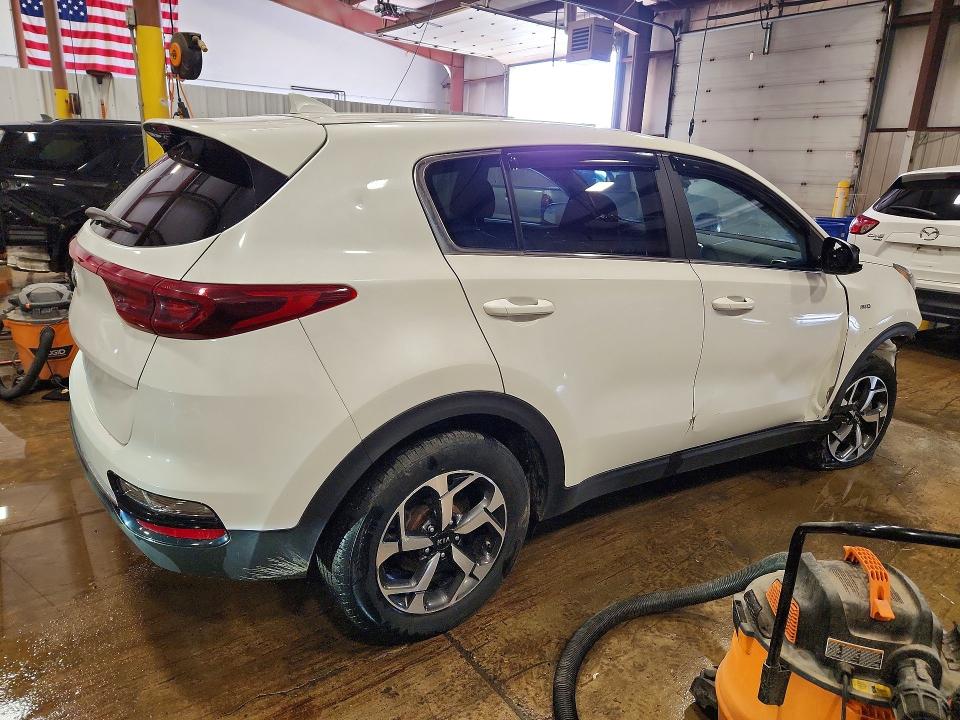 2022 Kia Sportage VIN KNDPMCAC0N7005470 COPART salvage auction — FRONT END, Pa - Certificate Of Salvage, sold $4,650 on 2026-07-14 (photo 3)