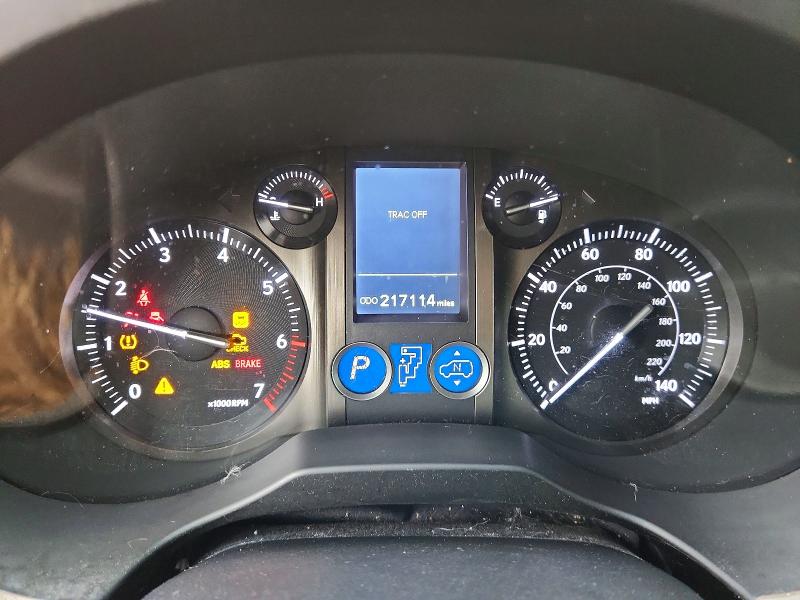 2014 Lexus Gx VIN JTJJM7FX2E5078955 COPART salvage auction — FRONT END, Tx - Salvage Vehicle Title, sold $7,900 on 2026-07-09 (photo 9)