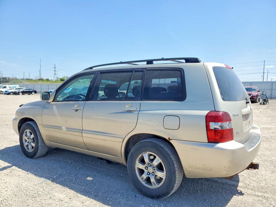 2007 Toyota Highlander VIN JTEDP21A270138578 COPART salvage auction — SIDE, Ia - Cert Of Title-Salvage Title, sold $600 on 2026-07-08 (photo 2)