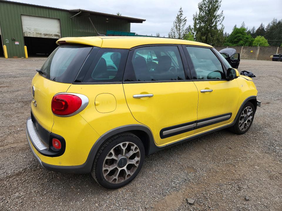 2014 Fiat 500 VIN ZFBCFADHXEZ019873 COPART salvage auction — FRONT END, Wa - Bill Of Sale, sold $325 on 2026-07-02 (photo 3)