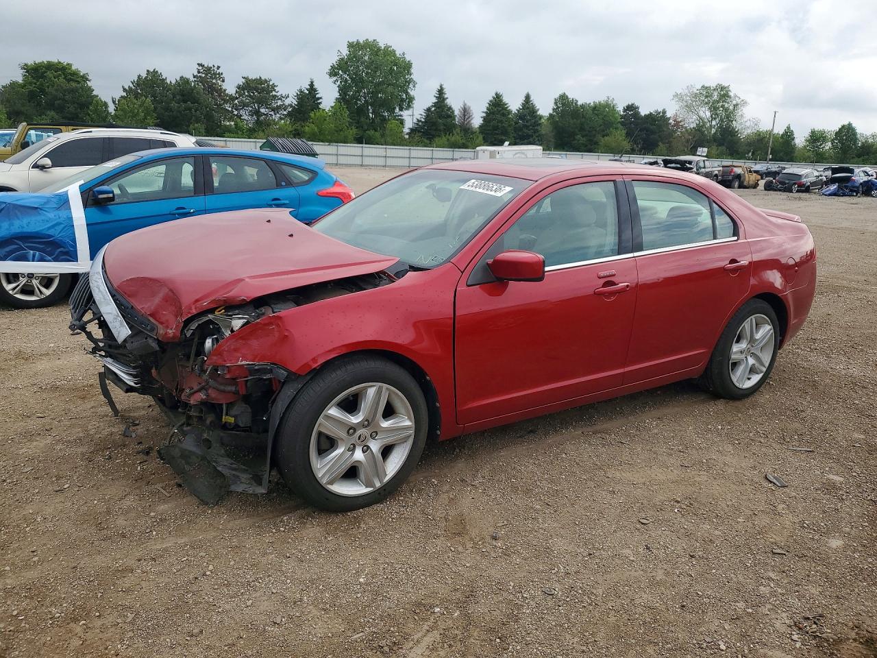 2010 Mercury Milan VIN 3MEHM0HA1AR656440 COPART salvage auction — Front End, IL - SALVAGE CERTIFICATE, sold $350 on 2026-06-30 (photo 1)