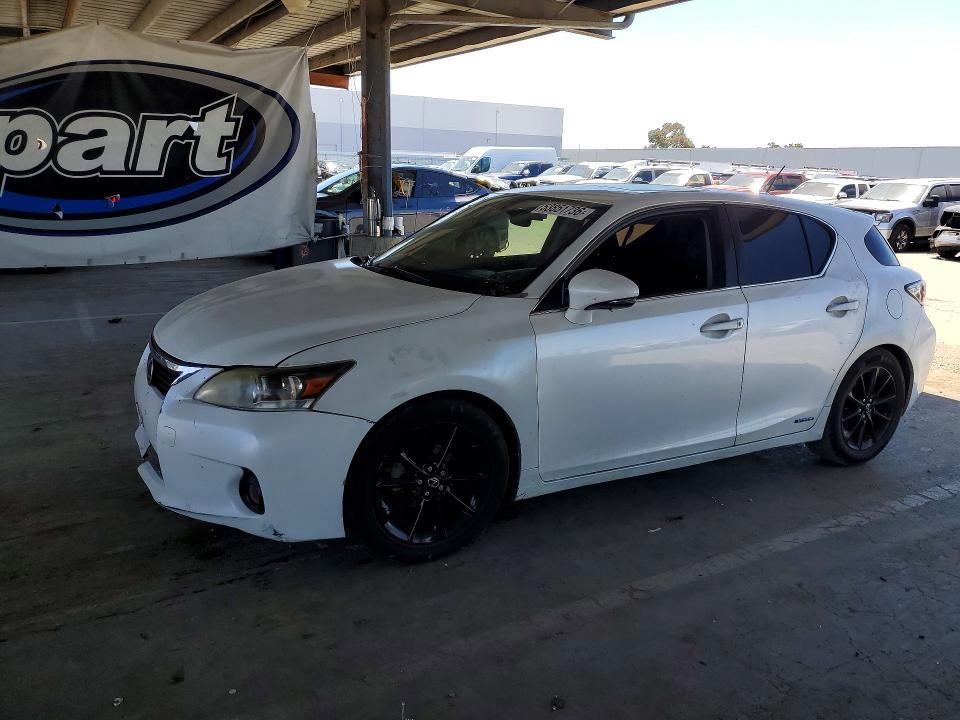 2013 Lexus Ct 200 VIN JTHKD5BH8D2157958 COPART salvage auction — VANDALISM, Ca - Salvage Certificate, sold $40 on 2026-07-21 (photo 1)