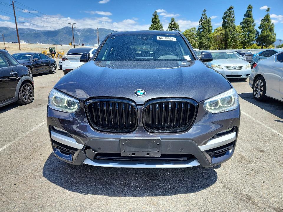 2020 BMW X3 VIN 5UXTY5C01L9D08925 COPART salvage auction — UNDERCARRIAGE, Ca - Salvage Certificate, sold $150 on 2026-07-21 (photo 5)