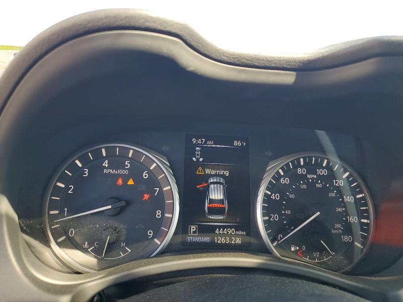 2019 Infiniti Q50 VIN JN1EV7AR8KM591240 COPART salvage auction — FRONT END, Nj - Cert Of Title-Salvage, sold $4,300 on 2026-07-24 (photo 9)