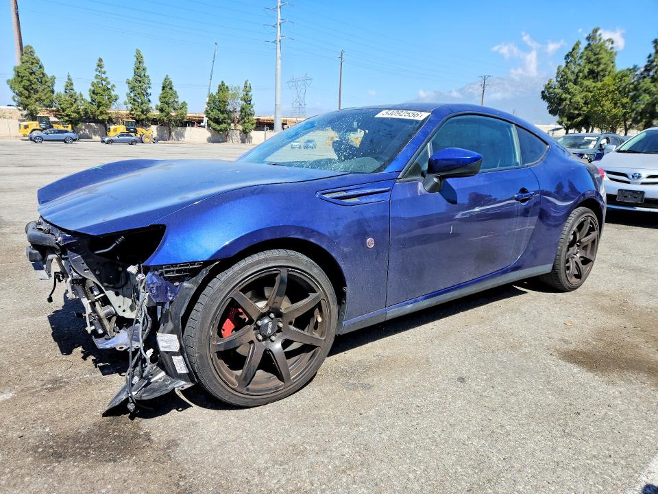 2018 Toyota Gt86 VIN JF1ZNAE19J8700429 COPART salvage auction — FRONT END, Ca - Salvage Certificate, sold $3,000 on 2026-07-07 (photo 1)