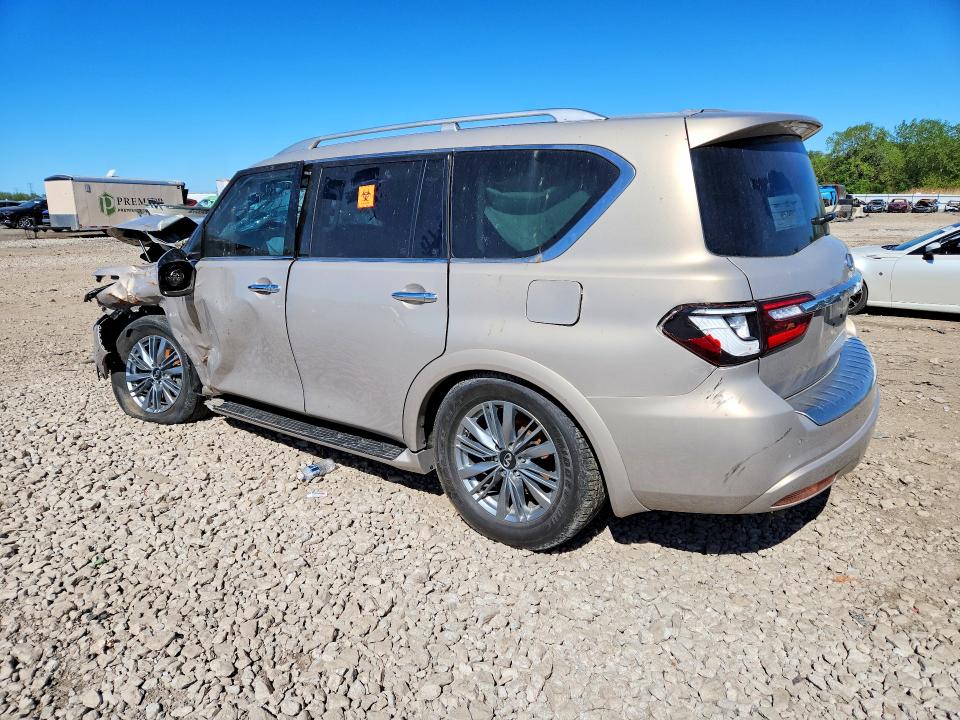 2021 Infiniti Qx80 VIN JN8AZ2AD8M9861536 COPART salvage auction — FRONT END, Az - Certificate Of Title, sold $8,100 on 2026-07-29 (photo 2)
