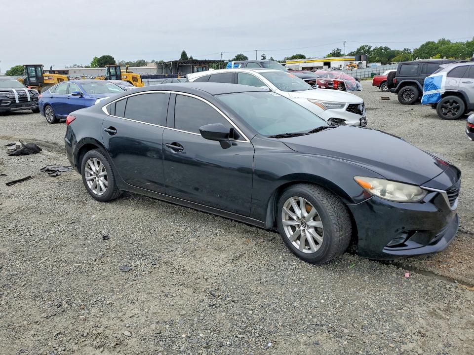 2014 Mazda 6 VIN JM1GJ1U58E1101604 COPART salvage auction — FRONT END, Ca - Salvage Certificate, sold $600 on 2026-07-09 (photo 4)