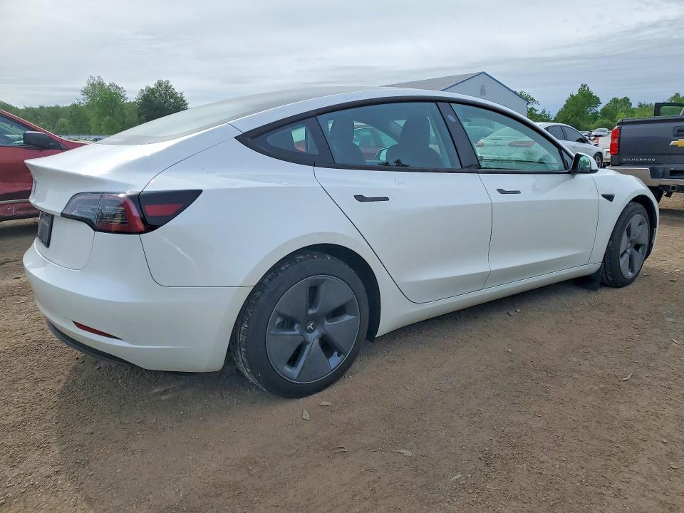 2023 Tesla VIN 5YJ3E1EA2PF575377 COPART salvage auction — HAIL, Oh - Cert Of Title-Salvage, sold $11,700 on 2026-07-16 (photo 3)