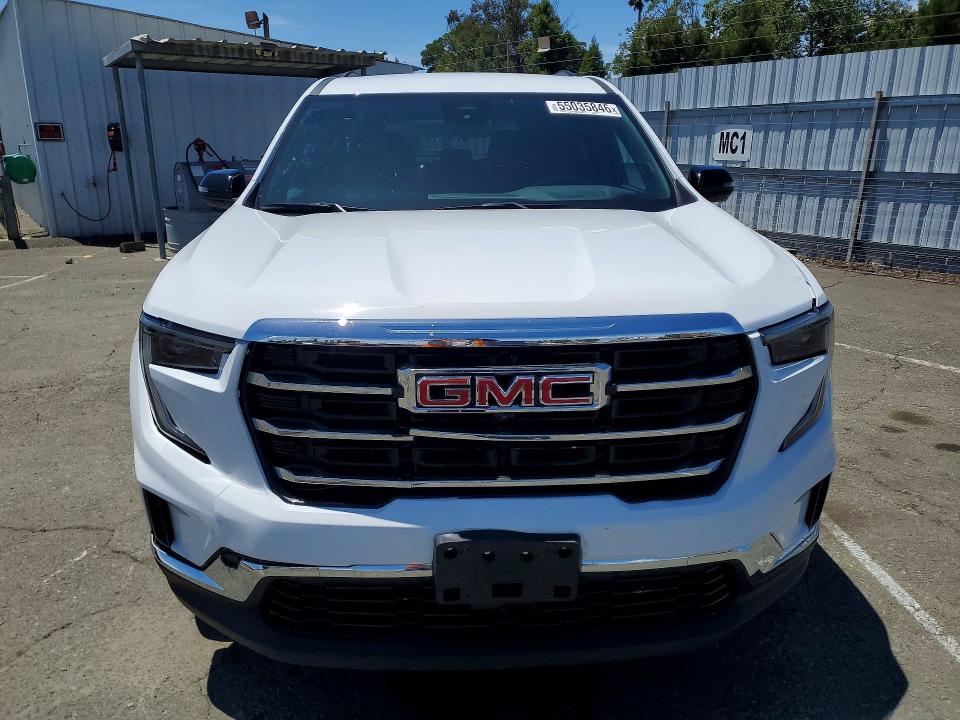 2025 Gmc Acadia VIN 1GKENNRS3SJ216497 COPART salvage auction — FRONT END, Ca - Salvage Certificate, sold $16,800 on 2026-07-17 (photo 5)