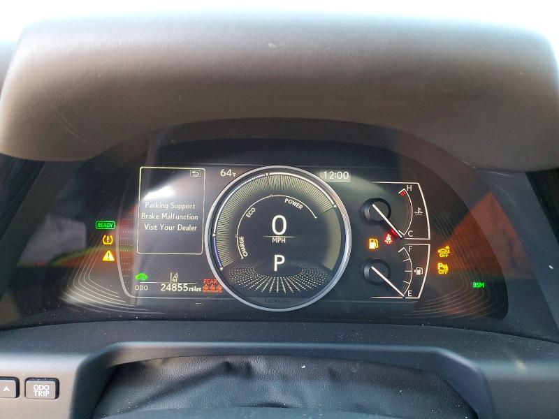 2025 Lexus VIN 58ADA1C19SU075076 COPART salvage auction — REAR END, Ca - Salvage Certificate, sold $15,300 on 2026-07-28 (photo 9)