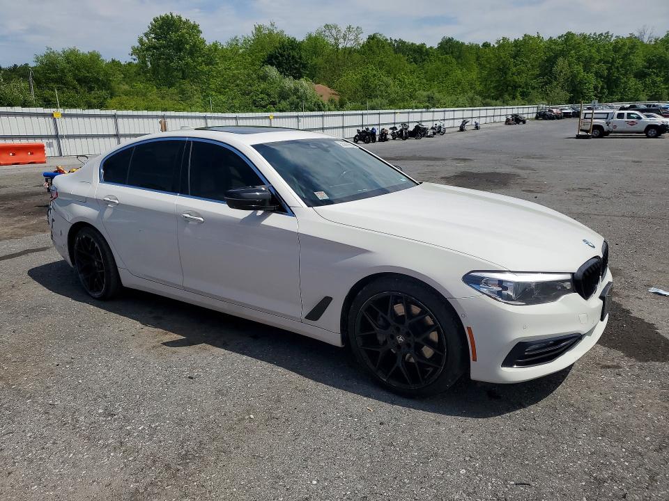 2017 BMW 5er VIN WBAJA7C33HG905574 COPART salvage auction — REAR END, Pa - Certificate Of Salvage, sold $8,600 on 2026-07-07 (photo 4)