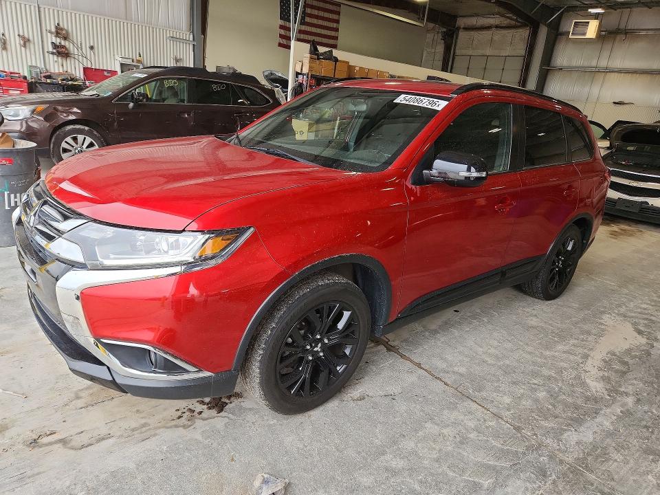 2018 Mitsubishi Outlander VIN JA4AZ3A38JZ029130 COPART salvage auction — REAR END, Ne - Cert Of Title-Salvage, sold $250 on 2026-07-21 (photo 1)