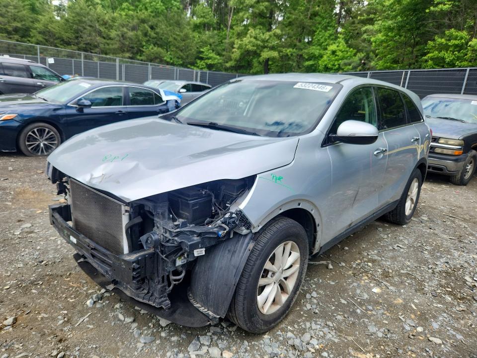 2017 Kia VIN 5XYPG4A38HG216470 COPART salvage auction — FRONT END, Md - Cert Of Salvage > 75% Damage, sold $375 on 2026-07-31 (photo 1)
