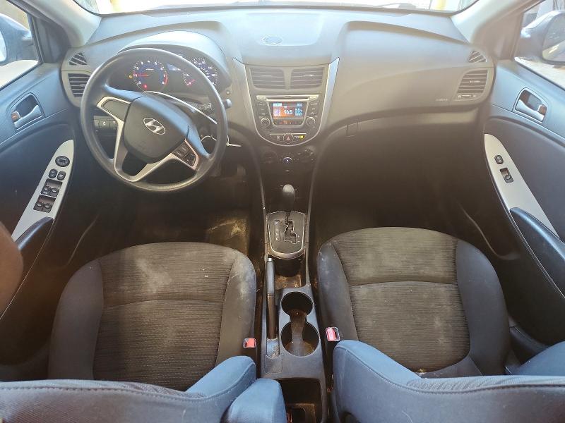 2017 Hyundai Accent VIN KMHCT5AE7HU326390 COPART salvage auction — REAR END, Wi - Junked Vehicle Bill Of Sale, sold $600 on 2026-07-20 (photo 8)