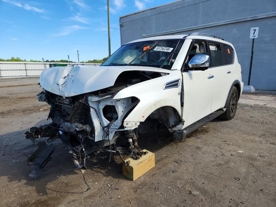 2017 Nissan VIN JN8AY2NE9H9708238 COPART salvage auction — FRONT END, VA - CERT OF TITLE - SALVAGE, sold $1,100 on 2026-07-08 (photo 1)