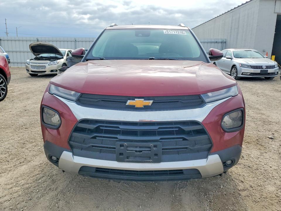 2022 Chevrolet Trailblazer VIN KL79MPSL0NB068772 COPART salvage auction — HAIL, Ia - Cert Of Title-Salvage Title, sold $3,650 on 2026-07-08 (photo 5)