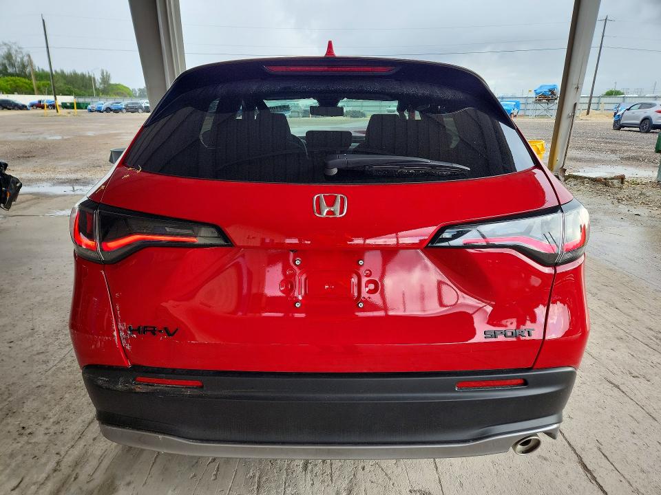 2026 Honda Hr-v VIN 3CZRZ1H54TM725986 COPART salvage auction — FRONT END, Fl - Cert Of Title Slvg Rebuildable, sold $8,400 on 2026-07-29 (photo 6)
