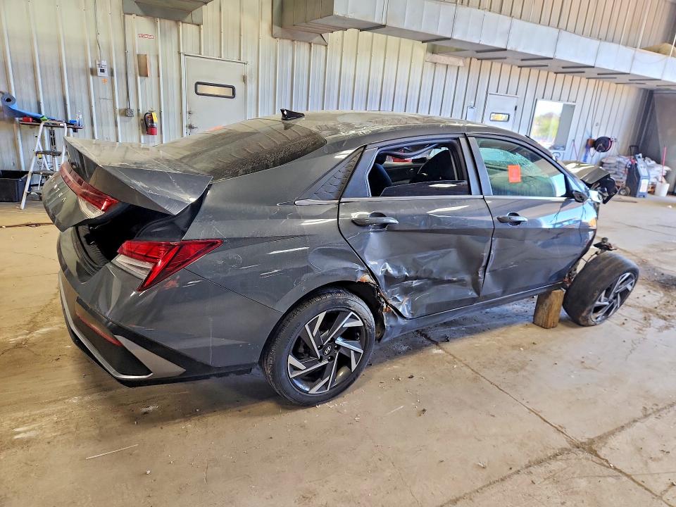 2024 Hyundai Elantra VIN KMHLS4DG6RU643587 COPART salvage auction — FRONT END, Wi - Cert Of Title-Salvage Vehicle, sold $1,300 on 2026-07-08 (photo 3)