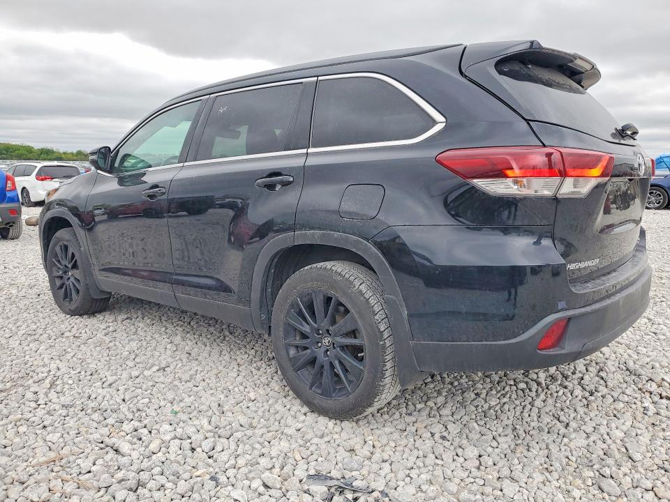 2019 Toyota Highlander VIN 5TDJZRFH7KS606469 COPART salvage auction — MINOR DENT/SCRATCHES, Mi - Dealer Only Clean Title (P), sold $13,100 on 2026-07-30 (photo 2)
