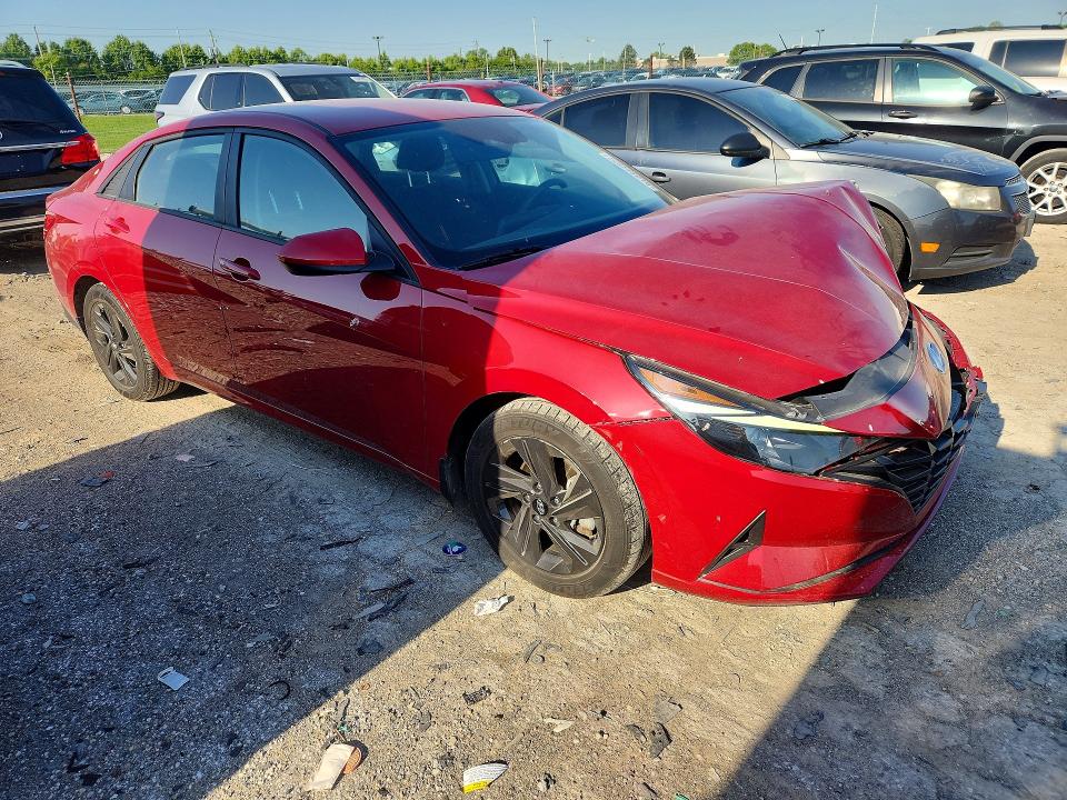 2022 Hyundai Elantra VIN KMHLM4AG0NU312240 COPART salvage auction — FRONT END, In - Cert Of Title-Salvage Title, sold $3,500 on 2026-07-10 (photo 4)